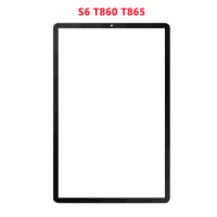 New For Samsung Galaxy Tab S6 10.5 T860 T865 Touch Screen Panel Tablet SM-T860 SM-T865 Front Outer LCD Glass Lens Replacement