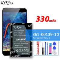 KiKiss Battery 361-00139-10 3610013910 330mAh For Garmin Venu 2 Venu2 Smart Watch Repalcement Bateria