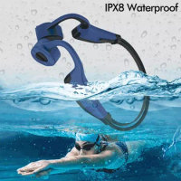K7 Bone Conduction Headphones IPX8 Swimming Wireless Bluetooth 5.0 Earphones 16GB MP3 Music Player Sport Waterproof Headsets