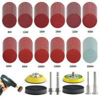 Sanding Discs Disk 80-3000Grit Abrasive Polishing Pad Kit for Dremel Rotary Tool Alumina Sandpapers Set Abrasive Polishing Tools