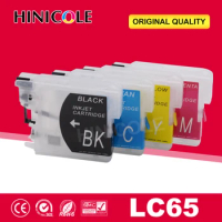 Hinicole Ink Cartridge Refillable For Brother LC 65 XL For LC 16 38 61 65 67 980 990 1100 MFC-250C 255CW 257C Printer Cartridge