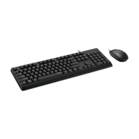 RAPOO ชุดคีย์บอร์ดและเมาส์ รุ่น X130PRO สีดำ