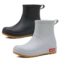 LINAGI里奈子【S92439】男女可穿日系時尚低筒雨鞋工作鞋防滑防水雨鞋