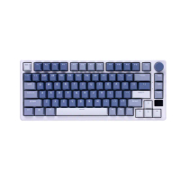【RK ROYAL KLUDGE】M75 75% 藍牙三模無線機械鍵盤 K黃軸 RGB海洋｜中文(一年官方保固)
