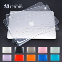 Laptop Case For Apple Macbook 11 12 13 15 16 Inch For M1 Chip Pro 13 A2338 For New Air 13 A2337 A2179 Crystal Protective Cover