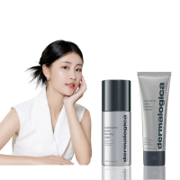 【dermalogica 德卡官方直營】減壓抗老明亮禮盒(多維面膜75ml+多維乳霜50ml/抗老拉提/提亮修護/德美樂嘉)