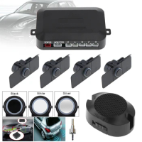 4 Sensor 16.5mm Car Video Parking Sensor Reverse Backup Radar Assistance Original Flat Sensors Support Car Camera