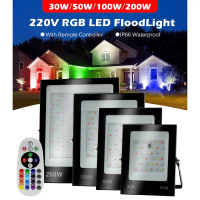 Lampu Sorot LED Outdoor Floodlight RGB IP66 SMD2835 240V 50 W - GW50