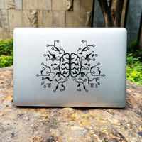 Circuit Brain Laptop Decal for Macbook Sticker Pro 14 17 Retina Air 11 13 15 Inch Mac Lenovo Viny Windows 10 Notebook Case Skin