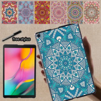 Tablet Back Shell Case for Samsung Galaxy Tab S7 11/Tab S6 Lite 10.4/Tab S6 10.5/Tab S4 10.5/Tab S5e 10.5 Mandala Print Cover