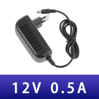 AC DC 12V 0.5A EU US UK AU Plug Power Adapter 12 Volt Power Adapter Adapter Transformer 12V 5.5mm x 2.1mm for CCTV LED Light