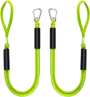 Botepon Marine Bungee Dock Linesเชือกท่าเรือเรืออุปกรณ์เสริม Jet Ski พร้อมคลิปสแตนเลสสำหรับ Jet Ski 