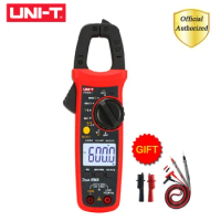 UNI-T UT204+ Digital Clamp Meter AC/DC Current Tester True RMS Auto Range Temperature measurement High Precision Multimeter