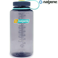 Nalgene 1000cc 寬嘴水壺/運動水瓶/寬口瓶 Tritan Sustain 美國製 2020-0332 茄子