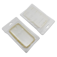 11*19cm Retail New Mobile Phone Case Cover Packaging Package Bag for iPhone 4 4S 5 5S 6 White Plastic Ziplock Poly Bag
