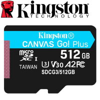 金士頓 Kingston 512GB 170MB/s U3 microSDXC UHS-I V30 A2 記憶卡 SDCG3/512GB