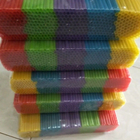 SEDOTAN PLASTIK / SEDOTAN WARNA WARNI isi 100pcs
