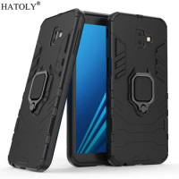 For Samsung Galaxy J6 Plus Case Cover for Samsung Galaxy J6 Prime Finger Ring Phone Case Armor Case For Samsung Galaxy J6 Plus
