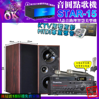 【音圓】STAR-15+AudioKing PRO-X6+JCT M-808+MIPRO ACT-3500(卡拉OK組合/音響設備)