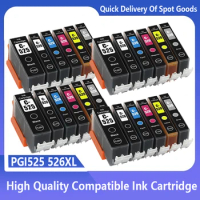 24PK PGI525 PGI 525 CLI 526 Ink Cartridges for Canon Pixma iP4850 ix6550 MG5150 MG5250 MG6150 MG8150 MX885 MG5350 Printer