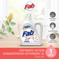 🦄   Fab 2X LOW SUDS Laundry Detergent Sakura 3L