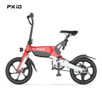 Retail Price PXID 2020 P2 Electric Bike Bicycle 16 Inch 250W Motor E Bike Folding Ebike