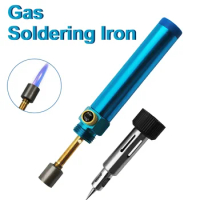Butane Gas Soldering Iron Cordless Welding Pen Burner Blow Butane Torch Soldering Iron Butane Tip Tool Welding Equipment Irons