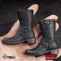ASTOYS AS003 1/6 Scale Male Fashion Men Solider Combat Boots Ankle Boots T800 Solid Inside Model for 12'' Action Figure Bodys