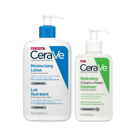 【敏肌85折組】CeraVe適樂膚 長效清爽保濕乳473ml+溫和洗卸泡沫潔膚乳236ml【美十樂藥妝保健】