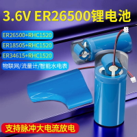 ER26500+RHC1520物聯網流量計3.6V智能水電儀表專用電池組