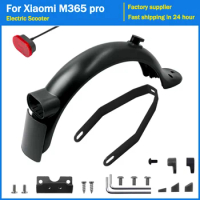 Upgraded Electric Scooter Rear Mudguard Fender Brake Taillight Replacement Accessories Parts for Xiaomi M365 Pro 2 1S sets