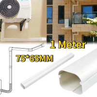 1 Meter 75*65MM Protective Pipa AC Konduit Tutup Pipa AC Cover Pembungkus Pipa AC Rifeng Plastik Kua