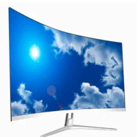 24" 27 inch White curved LCD/TFT Monitor PC 60/75Hz HD Gaming Computer 1920×1080 curve panel display HDMI Interface
