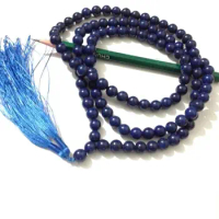 Tibetan Buddhist Lapis Lazuli Mala / Rosary 108 Beads