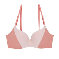 บราม้วนได้ ไร้โครง Wacoal Mood Travel Bra รุ่น MM1E83 สีชมพู