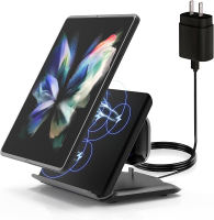 Geyo สำหรับ Samsung Galaxy Z-Fold Wireless Charger: 2 In 1 Fast Wireless Charging Station สำหรับ Gal