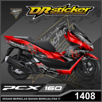 Dekal Sticker PCX 160 Full Body sticker Skotlet PCX Desain Venom Stiker Custem full body PCX 160