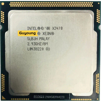 โปรเซสเซอร์ CPU, Xeon X3470, 2.933 GHz, Quad-Core แปดเธรด, 95W, 8M, LGA 1156, 95W