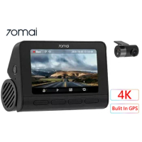 In Stock 70mai Dash Cam 4k A800s-1 Dual Channel Car Video Recorder Gps Adas Camera Dvr Drive Recorder Dash Cam 70mai