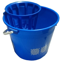 【文具通】塑膠特大花水桶+扭乾器 DH000061