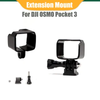 For DJI Pocket 3 Extension Mount Bracket Frame Adapter With 1/4 Interface For DJI Osmo Pocket 3 Gimbal Accessories
