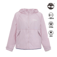 Timberland 女款淺粉色全拉鍊式抗紫外線外套|A66FQ522