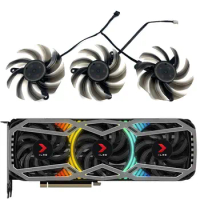 NEW 1SET/3FANS RTX 3070、3080 XLR8 Gaming GPU Fan，For PNY RTX 3070、3070Ti、3080、3080Ti、3090 XLR8 Gaming Video card cooling fan
