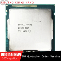 Used for i7-3770 I7 3770 3.4 GHz Quad-Core CPU Processor 8M 77W LGA 1155 Original