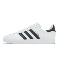 adidas 休閒鞋 Gazelle 男鞋 女鞋 白 黑 復古 低筒 情侶鞋 愛迪達 ID6113