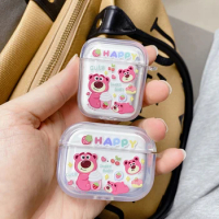 Earphone Case for AirPods Pro Cute Cartoon Anime Disney Lotso Headphone Case for AirPods 1 2 3rd Pro 2rd Headset Protect Cover