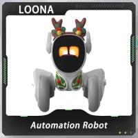 LOONA Smart Robot Machine Dog Toy Intelligent Pet Companion AI Robot Emotional Dialogue Programming Electronic Desktop Boy Toys
