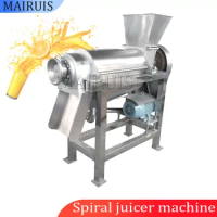 Spiral Screw Blueberry Fruit Garlic Ginger Apple Juice Making Machine Extractor Watermelon Juicer With Breaker