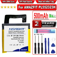HSABAT 500mAh PL552323H Battery for AMAZFIT 2 ECG AC1807 1903 Smart Watch