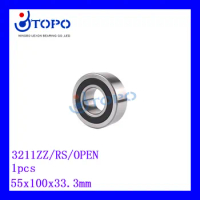 55*100*33.3 Angular contact ball bearing3211 ZZ/RS/OPEN